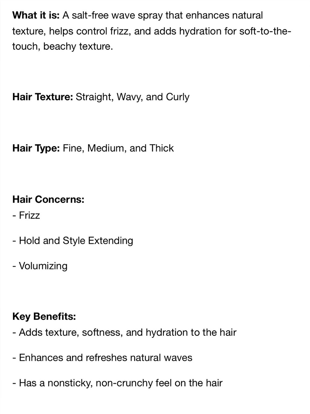 OUAI Mini Texturizing Wave Spray - Picture 10 of 11